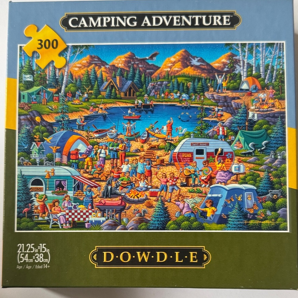 Dowdle Camping Adventure 300-Piece Puzzle